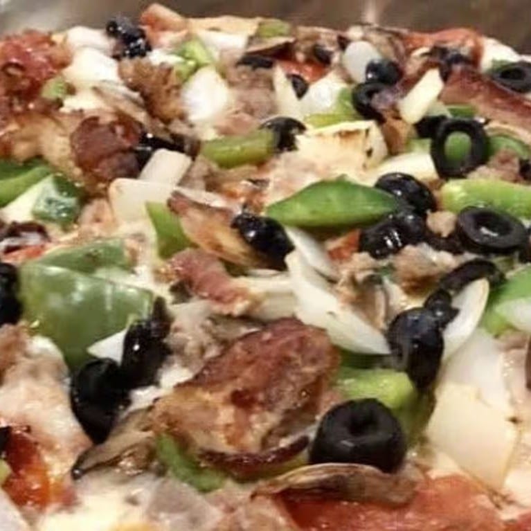 Works Specialty Pizza.