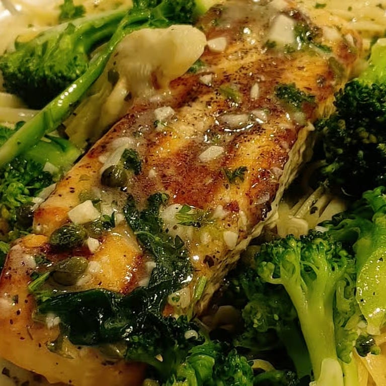 Salmon Piccata.
