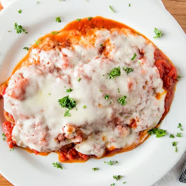 Veal Parmigiana.