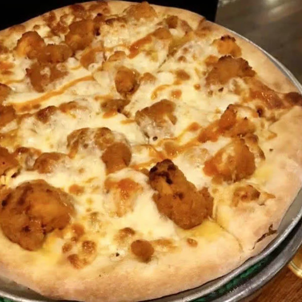 Buffalo Chicken Pizza.