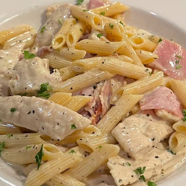 Chicken Carbonara.