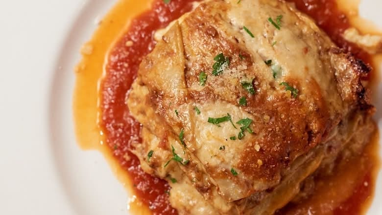 Meat Lasagna Oven Dish.